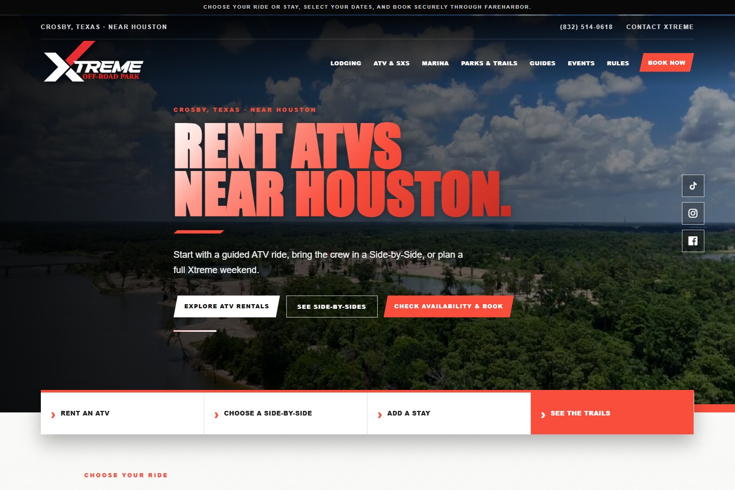 Xtreme Off Road website preview